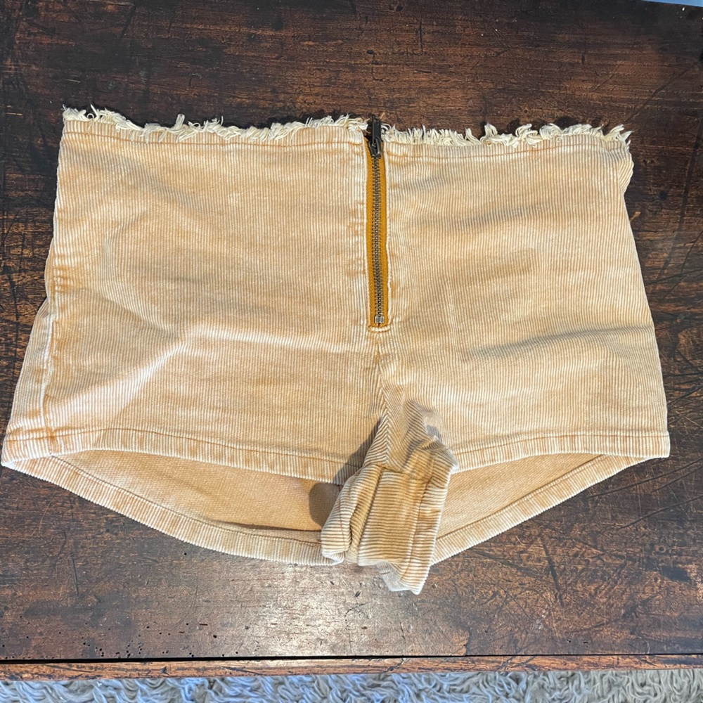 bdg mini zipper shorts